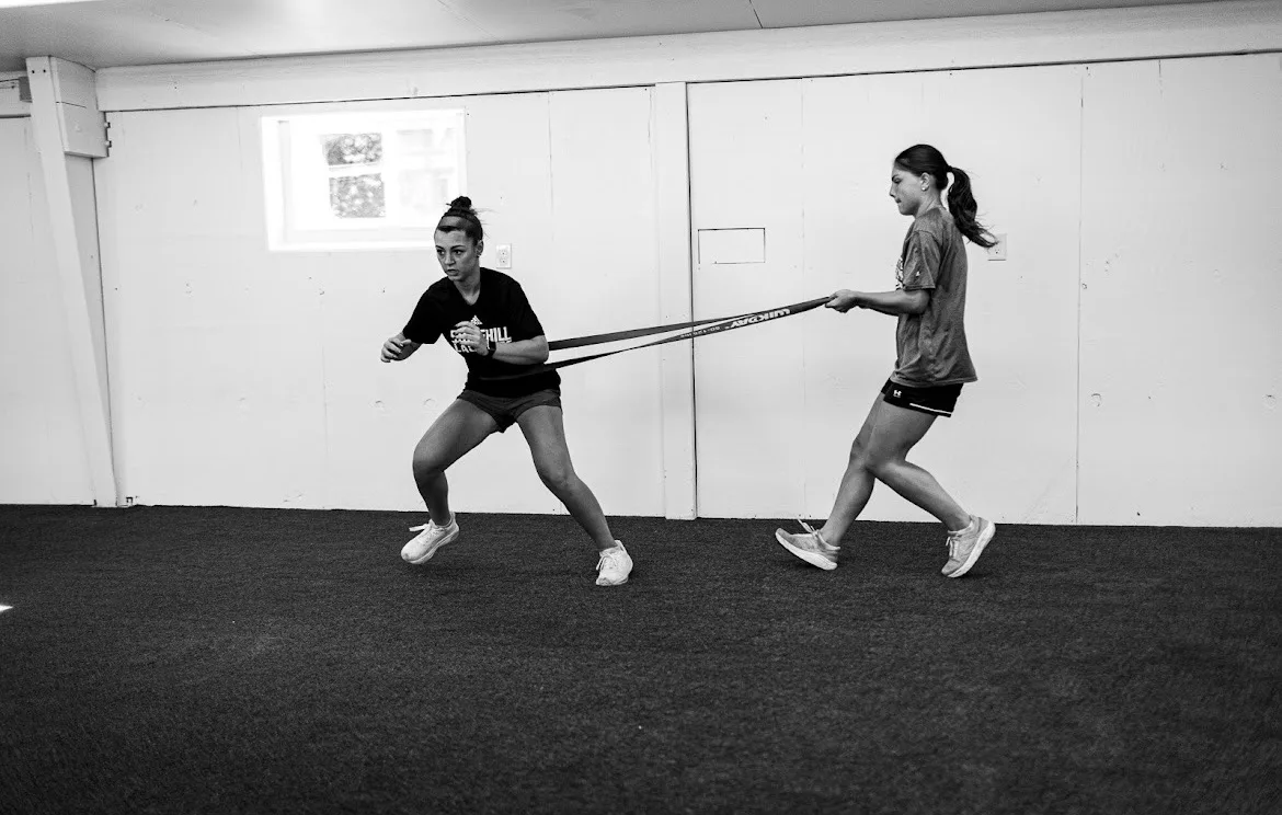 Resisted lateral movement drill