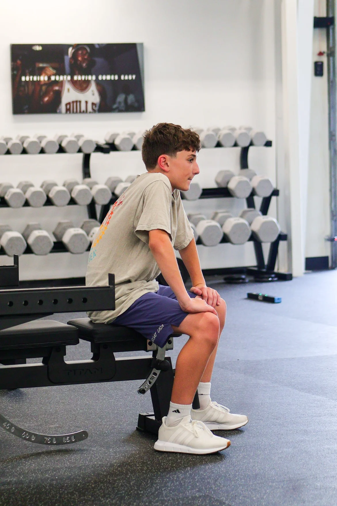 Athlete preparing for a jump at WSP